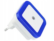 Verk 27416 LED noční světlo do zásuvky se soumrakovým senzorem, modré - Night Light