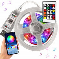Verk 12460 Neonový LED pásek RGB 5 m, Bluetooth, aplikace + dálkový ovladač - LED Light Strip