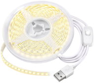 Verk 12462 LED pásek s vypínačem 3 m, USB 5 V, samolepicí, studená bílá - LED Light Strip