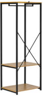 ModernHome GIC-HS17D-15 Volně stojící věšák s policemi 60 × 40 × 167 cm, světlý dub - Coat Hanger