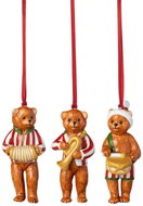 Villeroy & Boch Vánoční ozdoby z kolekce NOSTALGIC ORNAMENTS Medvídci 3 ks - Christmas Ornaments