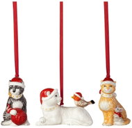 Villeroy & Boch Vánoční ozdoby z kolekce NOSTALGIC ORNAMENTS Kočky 3 ks - Christmas Ornaments
