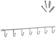 DuraHome MARAKELE 09835 Wall-mounted Coat Rack, 7 hooks, chrome - Coat Hanger