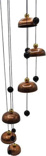 Empt Metal wind chime with bells and beads 65cm - Decoration - Main image