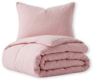 Posteloholici 1273221 Dětské mušelínové povlečení Velia 90 × 120 cm, růžové - Bed Linen