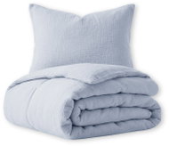 Posteloholici 1273235 Mušelínové povlečení Velia, 140 × 200 cm, modré - Bed Linen