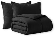 Posteloholici 1273248 Mušelínové povlečení Velia, 200 × 220 cm, černé - Bed Linen
