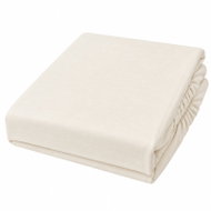 Posteloholici 1274768 Jersey prostěradlo Eira s gumou 90 × 200 cm, krémové - Bedsheet