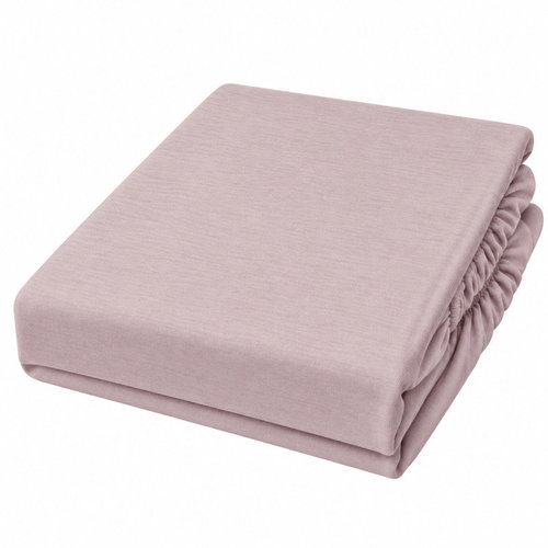Posteloholici 1274809 Eira jersey fitted sheet with elasticated edge, 220 × 200 cm, antique pink Main image Posteloholici 1274809 Eira jersey fitted sheet with elasticated edge, 220 × 200 cm, antique pink - Bedsheet - Main image