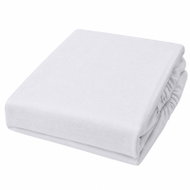 Posteloholici 1274805 Jersey prostěradlo Eira s gumou 220 × 200 cm, bílé - Bedsheet