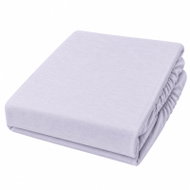 Posteloholici 1274803 Jersey prostěradlo Eira s gumou 180 × 200 cm, fialové - Bedsheet