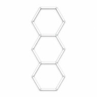 PHgate Kompletní LED hexagonové svítidlo – 3 elementy, 125 W, 6500 K, 247 × 98 cm - Modular Light