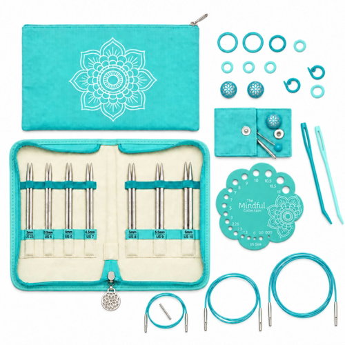 KnitPro Mindful Belive sada nerezových výměnných jehlic 13 cm - Knitting Needle - Main image