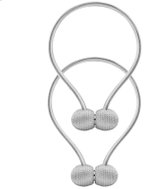 Verk 01848 Magnetická spona na závěsy, šedá, 2 ks - Curtain Tie Back