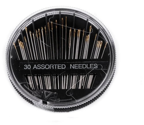 Empt sewing needle set with golden eye in a compact case, 30 pcs Main image Empt sewing needle set with golden eye in a compact case, 30 pcs - Sewing kit - Main image