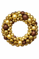 Goba Vánoční věnec z plastových ozdob, průměr 43 cm, 3001201-1B - Wreath