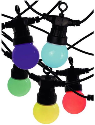 AVIDE Outdoor string of lights, 5 m, 10 bulbs, 5W, adjustable Main image AVIDE Outdoor string of lights, 5 m, 10 bulbs, 5W, adjustable - Light Chain - Main image
