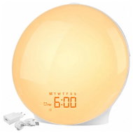 Izoxis 27784 Světelný budík se simulací východu slunce, FM rádiem, bílý - Alarm Clock