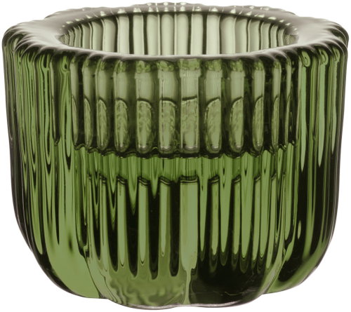 Villeroy & Boch FLEUR VERT Glass Candlestick Main image Villeroy & Boch FLEUR VERT Glass Candlestick - Candlestick - Main image