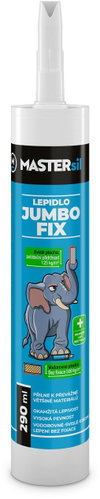 MASTERsil Lepidlo Jumbo Fix bílé 290 ml - Mounting Adhesive - Main image