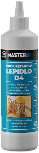 MASTERsil D4 Polyurethane Adhesive 250g - Mounting Adhesive - Main image