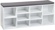KESPER Botník se sedákem 103 × 31 × 48 cm, dekor bílé vápno - Shoe Rack