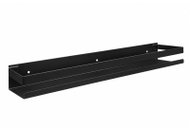 Zortiva 28314 Wall-Mounted Bathroom Shelf 50 × 6 × 10cm, Black - Bathroom Shelf