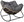 G1531 XL rocking chair with soft cushion, dark grey