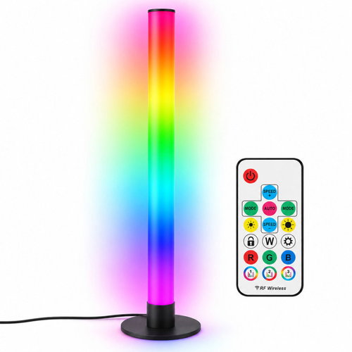 Verk 12385 Decorative RGB LED Lamp with Remote Control 40cm, black - Table Lamp - Main image