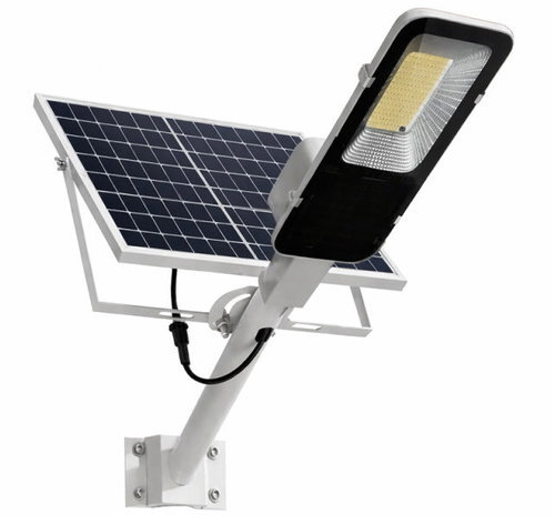 Verk 12409 solar LED street lamp 154 LED with remote control, IP65 - Wall Lamp - Main image