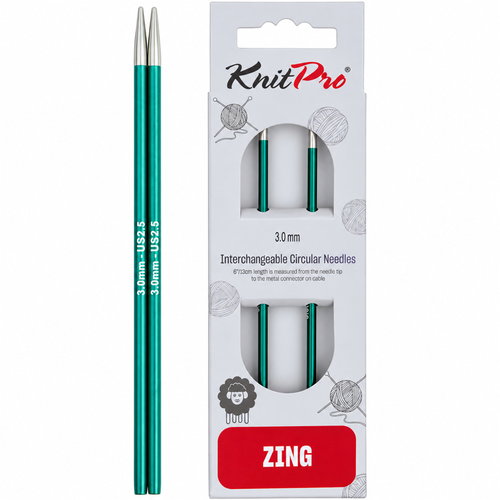 KnitPro Interchangeable Needle Tips 13cm, 3mm - Knitting Needle - Main image