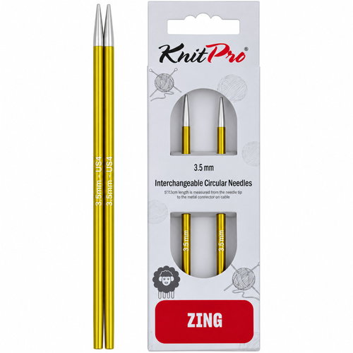 KnitPro 13cm interchangeable needles, 3.5mm - Knitting Needle - Main image