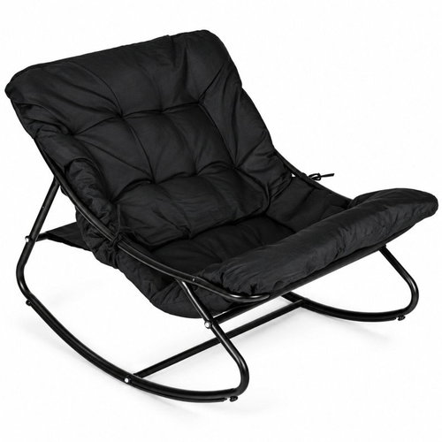 MultiGarden LTCH-1 Rocking chair with soft padding, black - Rocking Chair - Main image