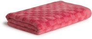 MÖVE Monochrome Check towel 50 × 100 cm, coral - Towel