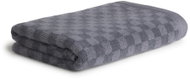 MÖVE Monochrome Check towel 50×100cm, stone - Towel