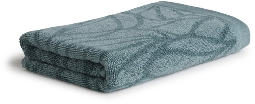 MÖVE Monochrome Organic Lines towel 50×100cm, malachite - Towel - Main image