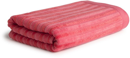 MÖVE Monochrome Stripes towel 50 × 100 cm, coral - Towel - Main image