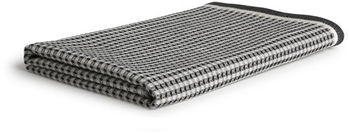 MÖVE New Heritage waffle hand towel 45×90cm, black nature - Towel - Main image