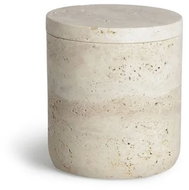 MÖVE Travertine Grace jar with lid, beige - Storage Jar