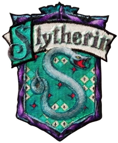 Harry Potter© Zmijozel - nažehlovací záplata 6,3 × 8 cm - Iron-On Patch - Main image