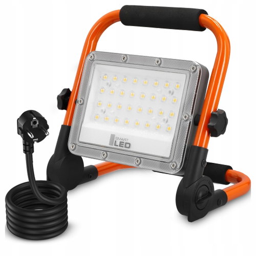 SMART LED Portable floodlight with folding stand 50W 5500lm 5000K IP65 - LED Reflector - Main image