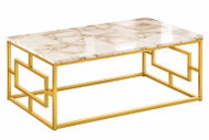 Houseland Voyage 02 mramor/zlatý - Coffee Table