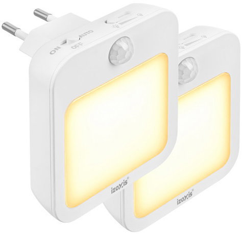 Izoxis 28127 LED night light with motion sensor 2 pcs - Night Light - Main image