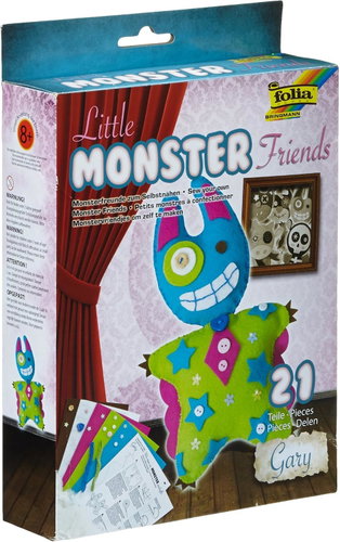 FOLIA Kreativní filcová sada šití Příšerka Gary - Creative Kit - Main image