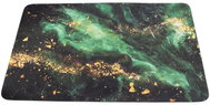 APT DA435C Koupelnová předložka s mramorovým vzorem 50 × 80 cm, zelená - Bath Mat