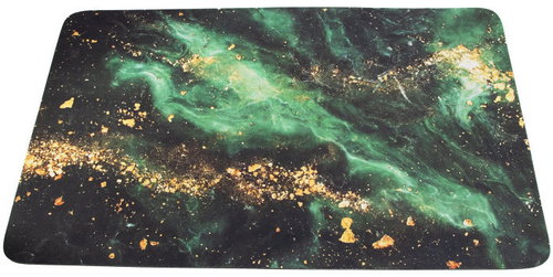 APT DA435C Koupelnová předložka s mramorovým vzorem 50 × 80 cm, zelená - Bath Mat - Main image