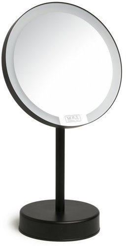MÖVE Oboustranné kosmetické LED zrcátko MIRRORS, black - Makeup Mirror - Main image