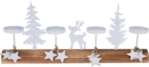 Koopman Adventní svícen s jelenem - Christmas Decoration - Main image