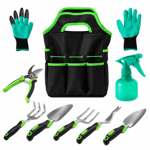 APT DA698 Sada zahradního nářadí s taškou, černo-zelená - Growing Accessory - Main image