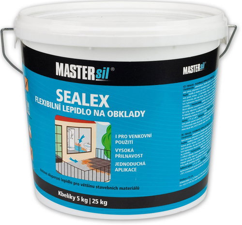 MASTERsil SEALEX flexible wall and floor tile adhesive 3kg - Mounting Adhesive - Main image